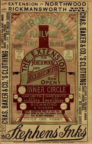 The extension to Northwood and Rickmanworth open